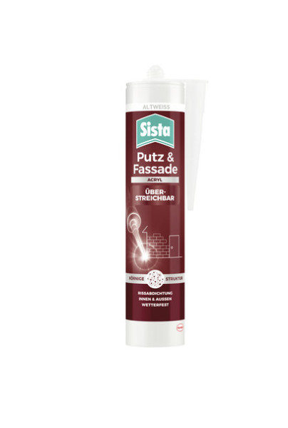 Sista Putz & Fassade Acryl altweiß 280 ml