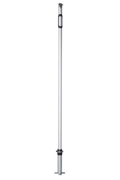 Doppler Mast 220cm mit Standfuß für Sonnensegel Alupro