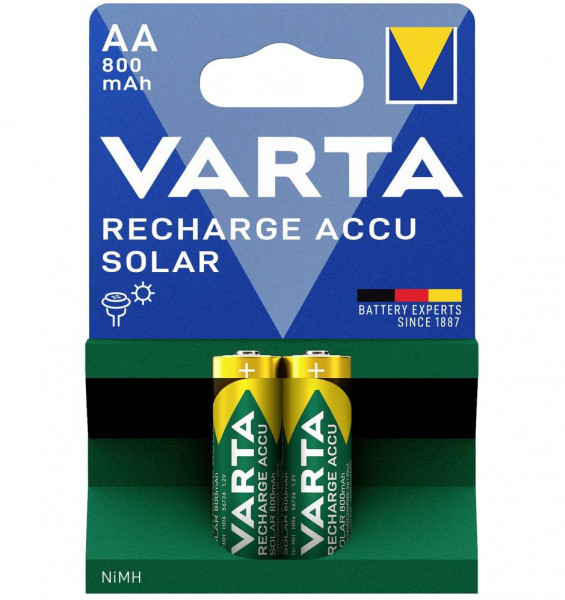 VARTA Solar Akku AA 1,2 V 2 Stück