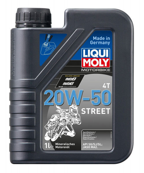 Liqui Moly Motoröl Motorbike 4T 20W-50 Street 1 Liter