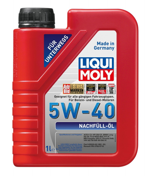 Liqui Moly Nachfüll-Öl 5W-40 1 liter