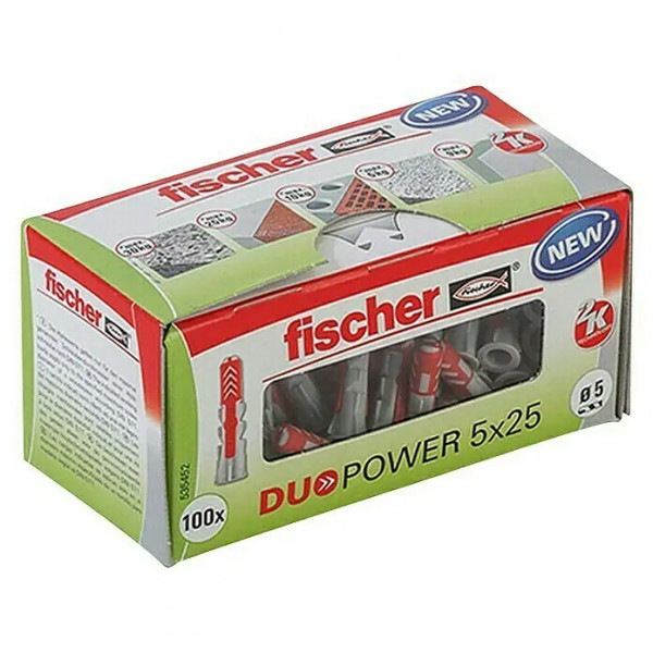 fischer® Dübel Duopower 5x25 LD 100 Stück