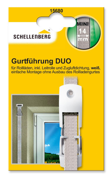 Schellenberg Gurtführung Duo Mini weiß 15680