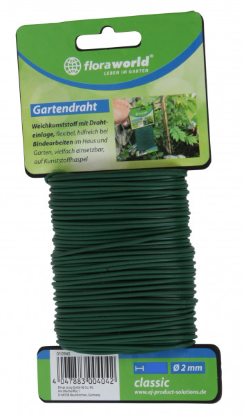 Gartendraht Weichkunststoff classic floraworld Ø 2mm Länge 30m