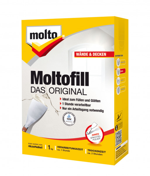 Molto Spachtelpulver Moltofill innen 1 kg