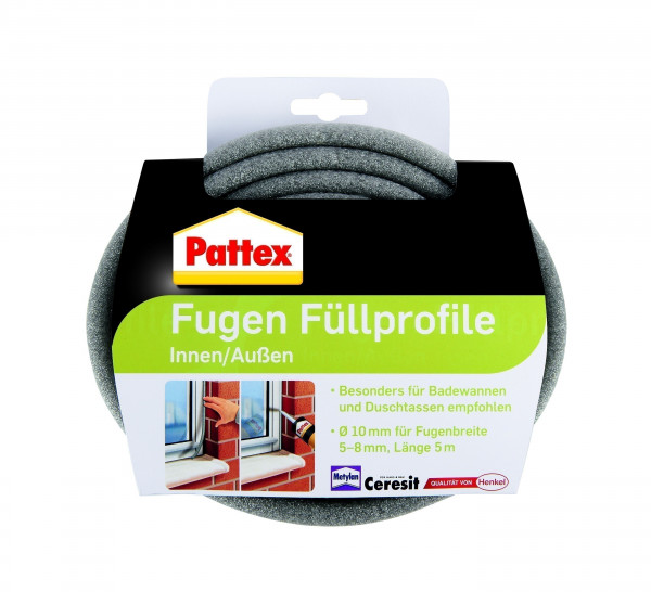 Pattex Fugen Füllprofile Ø 10mm L 5m 1 Stück