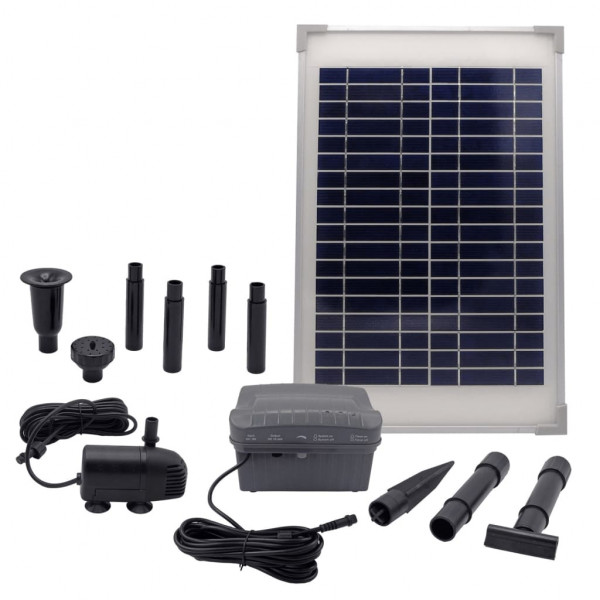 Ubbink® Gartenbrunnen Pumpen Set SolarMax 600 10W