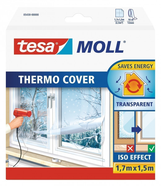 tesamoll® Thermo Cover Fensterisolierfolie 4 x 1,5 m