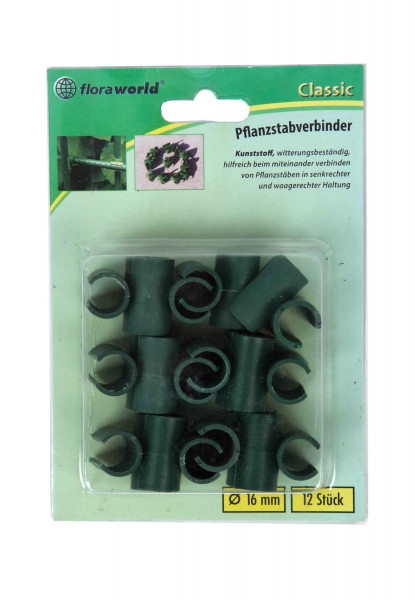 Pflanzstabverbinder floraworld Kunststoff Ø16mm 12 Stück