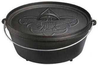 Lodge Logic Camp Dutch Oven / Eisen Topf Ø 31 cm 5,7Liter Boy Scout