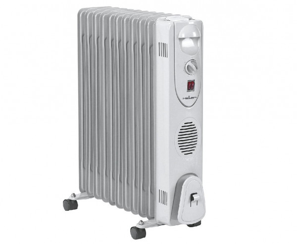 HELLER Radiator HRO 2511 2.500W Hellgrau 11 Rippen