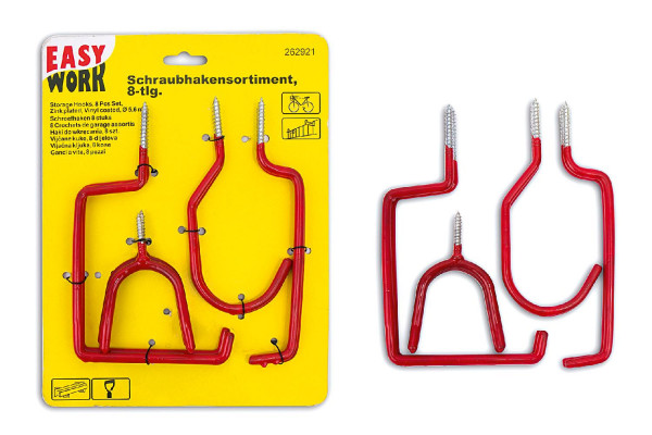 Schraubhakensortiment 8-tlg