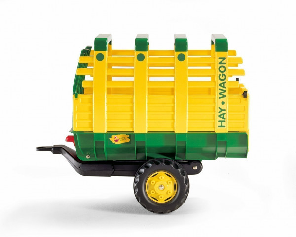 Anhänger für Tretfahrzeug rolly Hay Wagon grün / gelb - Rolly Toys