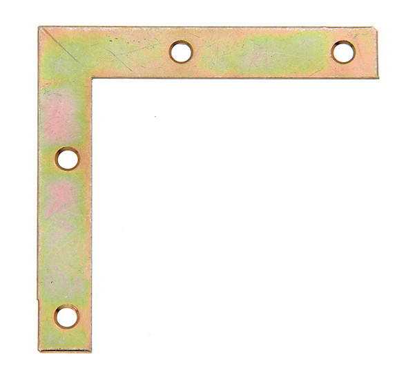 Möbelwinkel Alberts gelb verzinkt 75x75mm 8 Stück