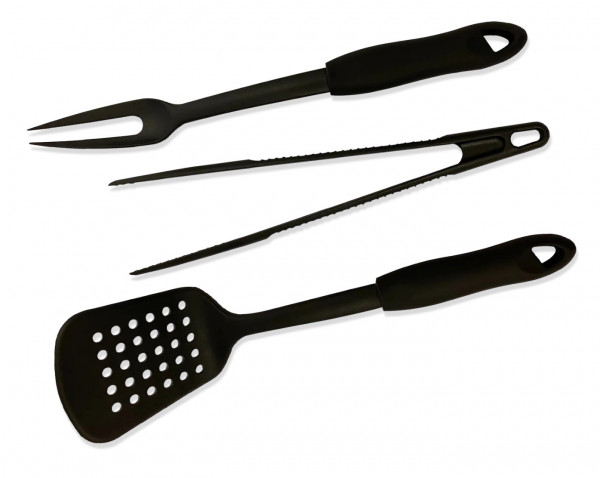 CADAC BBQ Set of 3 Spatel Zange Gabel für Grill