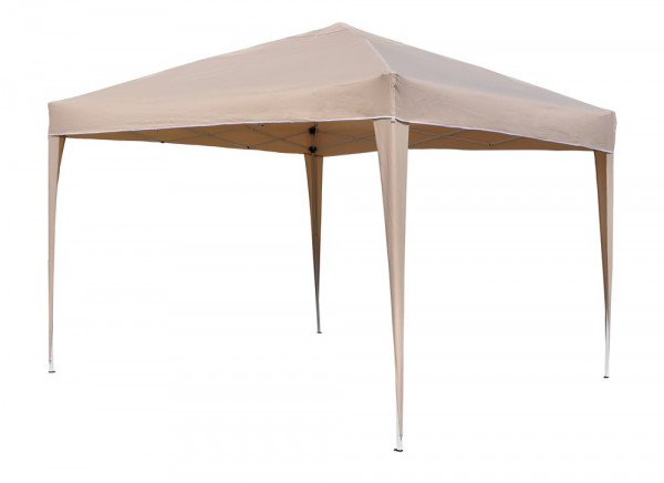 Pavillon / Gartenpavillon faltbar 300x300cm beige