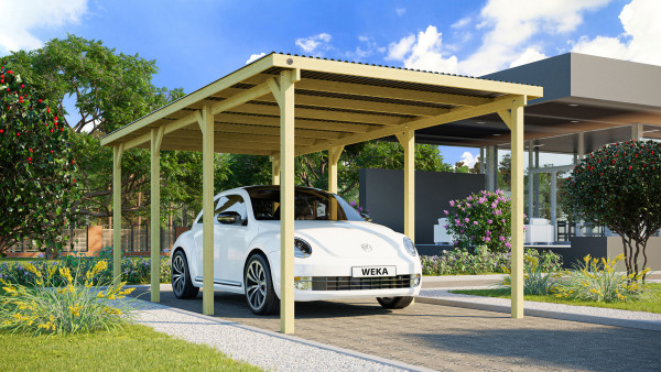 WEKA® Carport 606 Gr.2 Einzelcarport kesseldruckimprägniert 300x600cm