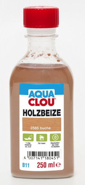 Holzbeize AQUA CLOU Buche 250 ml