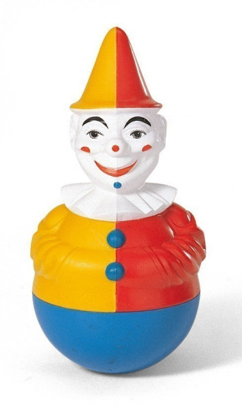 Stehaufclown / Clown mit Glockenspiel - Rolly Toys