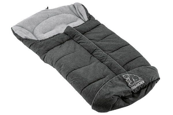 RESS Schlittensack Winterfusssack grau Eisbärchen