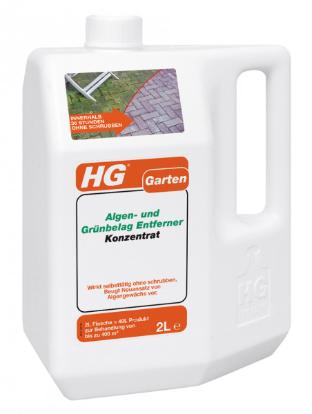 HG Algen- und Grünbelag Entferner Konzentrat 2 Liter