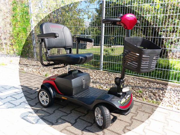 Seniorenmobil klappbar SW1000S XL blau - rot 6 km/h