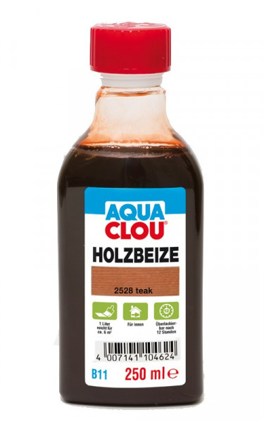 Holzbeize AQUA CLOU Teak 250 ml