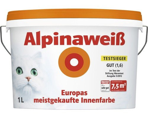 Alpinaweiß 1 Liter matt