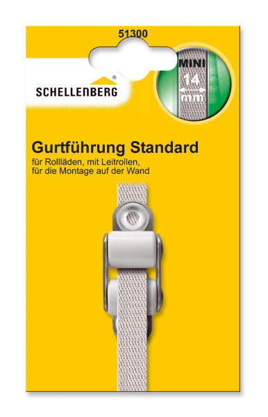 Schellenberg Gurtführung Standard Mini Leitrollen weiß 51300