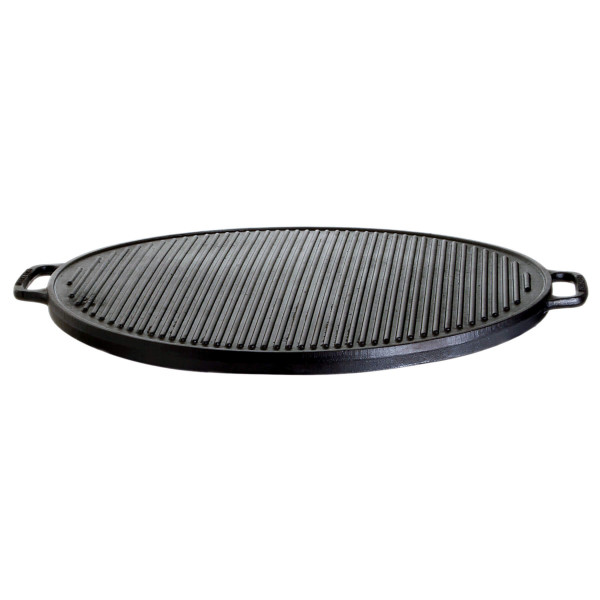 Grillplatte (Plancha) aus Gusseisen, Ø 55 cm