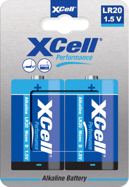 XCell® Performance Alkaline LR20 Mono D Batterie