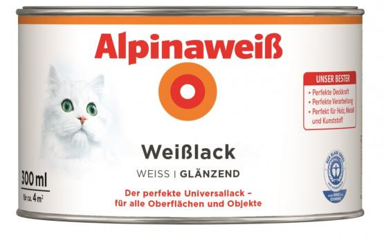 Alpina Alpinaweiß Weißlack glänzend 300ml