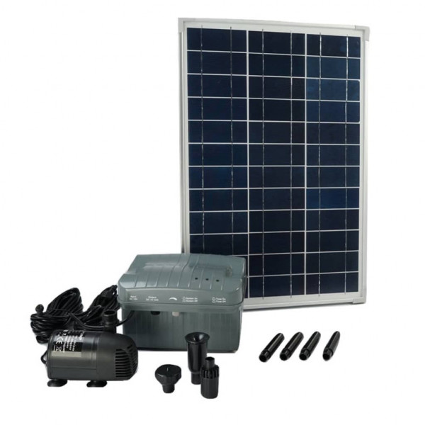 Ubbink® SolarMax 1000 mit Solarmodul Pumpe und Batterie 20 Watt