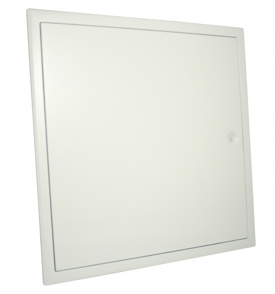 MARLEY Revisionstür weiß beschichtet mit Vierkantverschluss 400x400mm