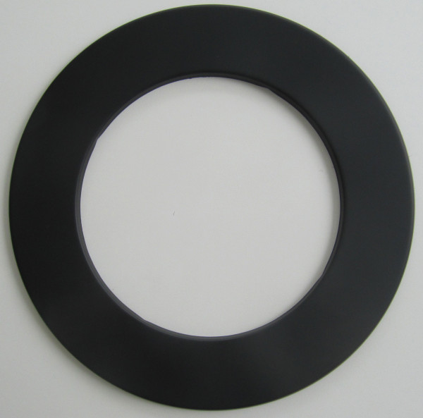 Rauchrohr-Rosette schwarz Ø 120 mm