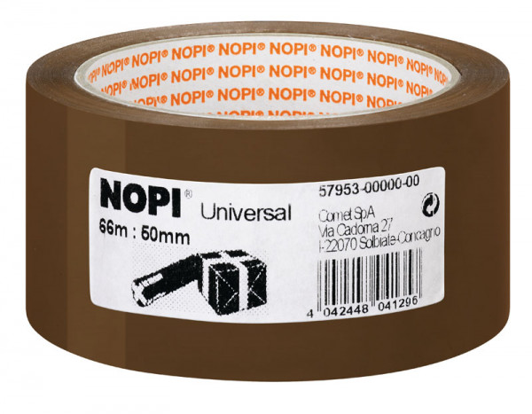 NOPI® Verpackungsklebeband Universal braun 50 mm x 66 m