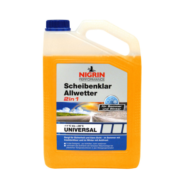 Nigrin Scheibenklar Allwetter 2in1 Antifrost -11°C - +35°C 3 Liter