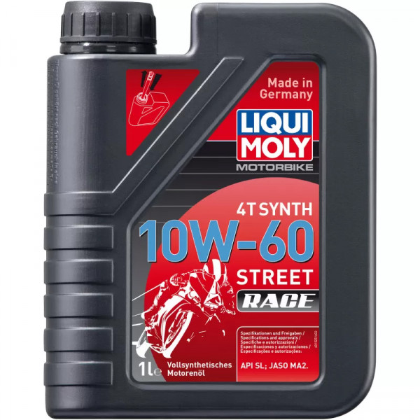 Liqui Moly Motorenöl 4T Synth 10W-60 Street Race 1L 1525