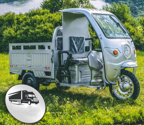 Cargo Muli 400 mit Kabine Elektrotransporter silber