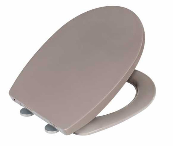 Wenko Premium WC-Sitz Tilos aus Thermoplast taupe