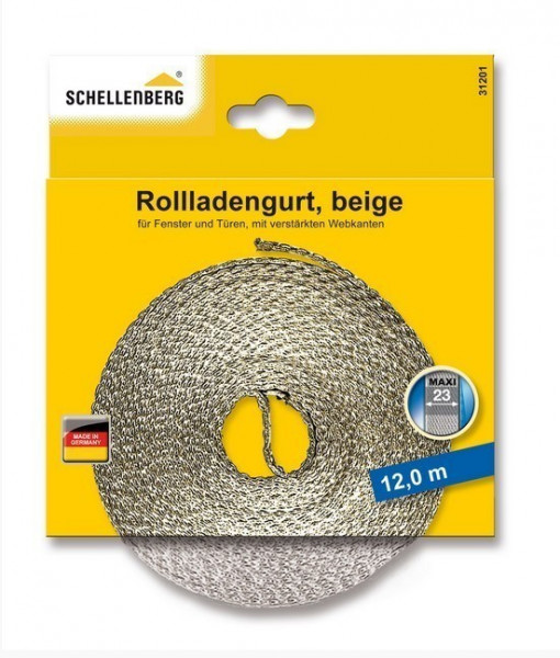 Rollladengurt Schellenberg Maxi Breite 23 mm / 12 m beige