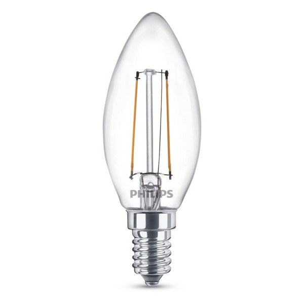 Philips LED Kerze B35 E14 2W Fil nd warmweiss 250lm A++