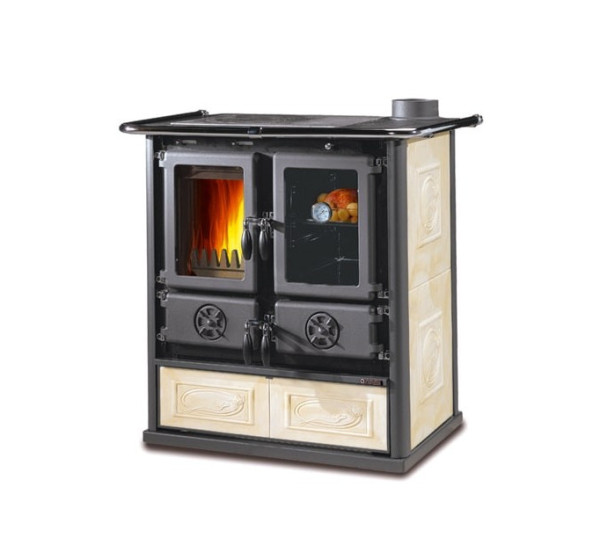 LA NORDICA® Küchenherd Holzherd ROSETTA 5.0 liberty panna 7,9kW re