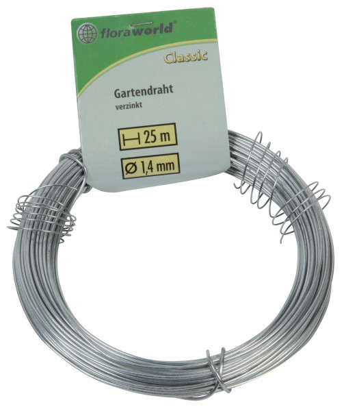 Gartendraht verzinkt classic florawolrd Ø 1,4mm Länge 25m