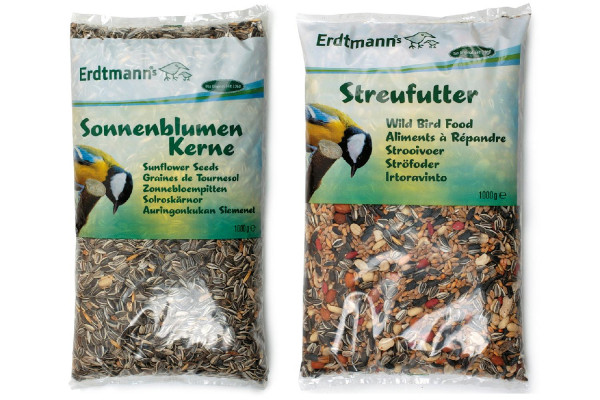 Vogelfutter Sonnenblumenkerne gestreift 1 kg