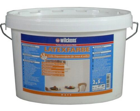 Wilckens® Latexfarbe weiß matt 2,5L