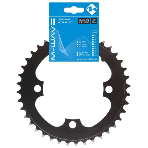 M-Wave Kettenblatt 40 Zähne Bosch Gen. 1+3 + Bros
