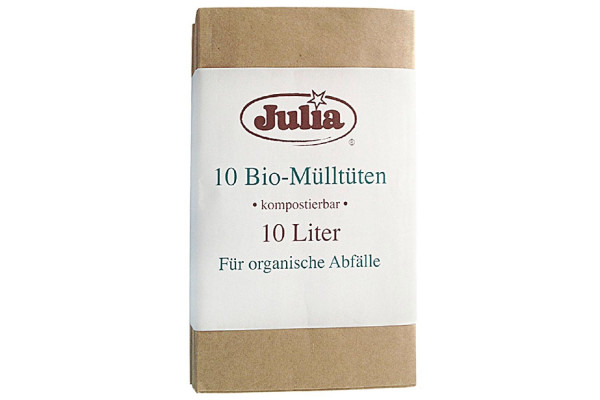 Julia Müllbeutel Bio Papier 10 L 10er Pack