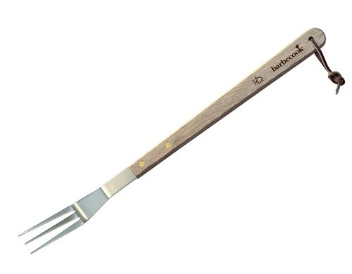 Grillgabel / Grillbesteck barbecook Edelstahl / Holz 46cm