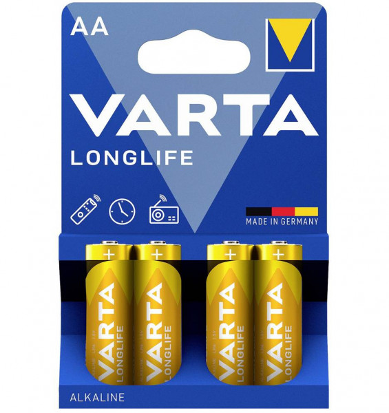 VARTA Long Life AA 1,5 V / LR6 4 Stück